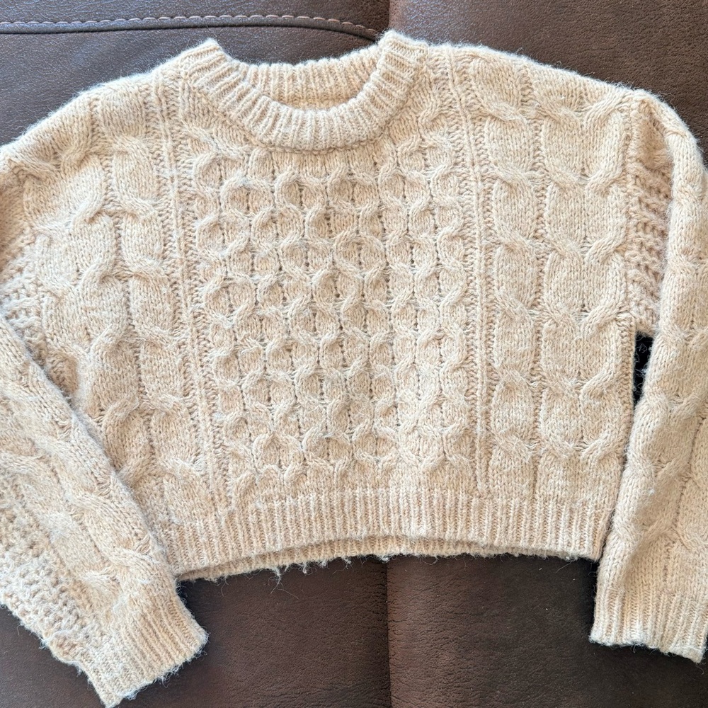 Zara Girls Cable knit Sweater